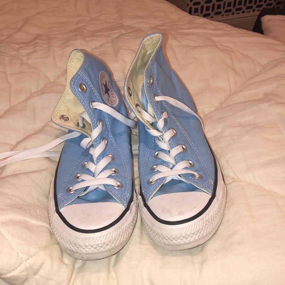 Baby blue converse